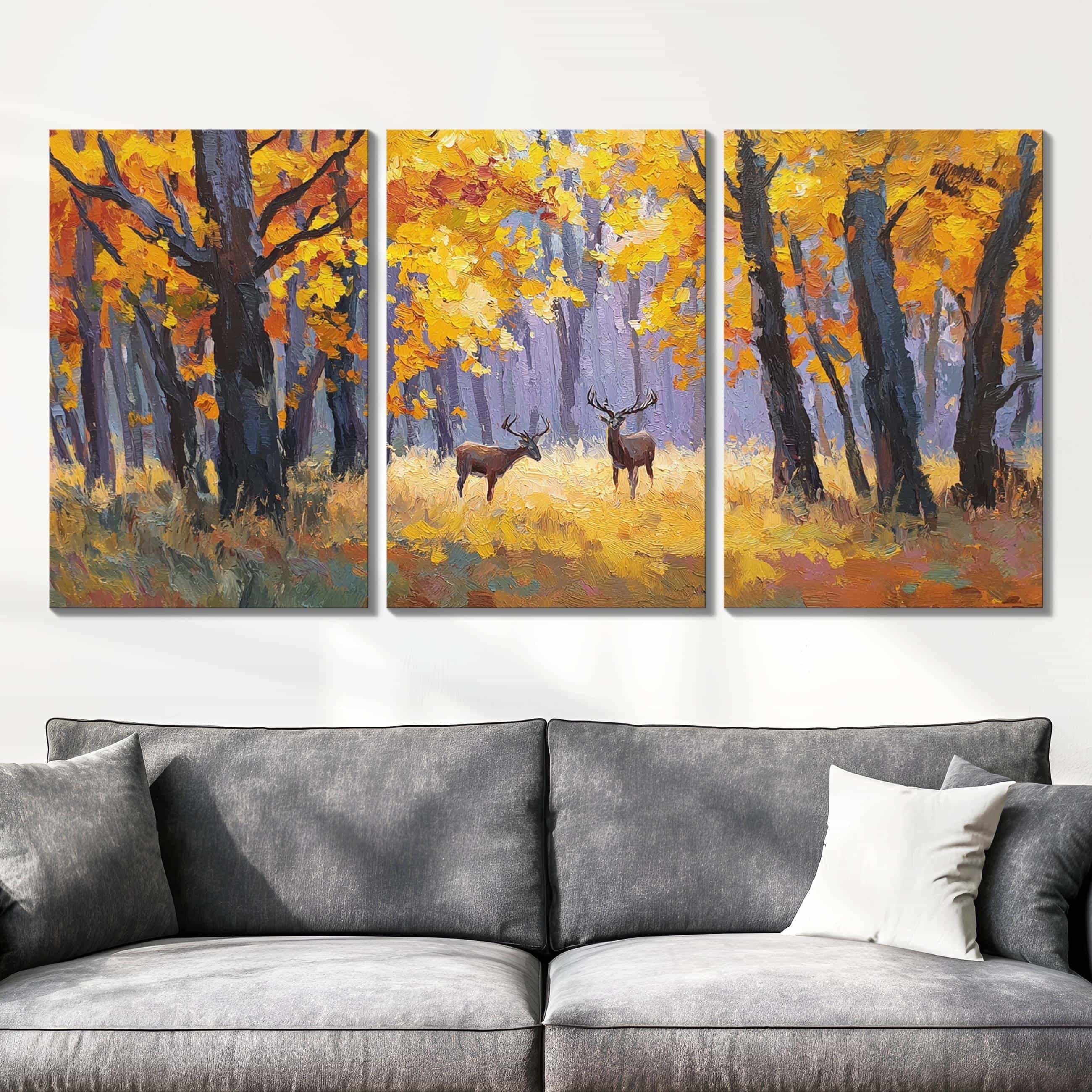 Landscape Artwork | Nature Wall Art | Trio, A2 at XILEF Art